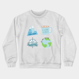 Travel Aesthetic Pack Crewneck Sweatshirt